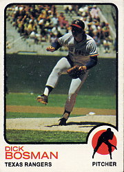 1973 Topps Baseball Cards      640     Dick Bosman